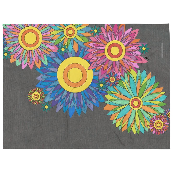 Fractal Flowers Blanket product image (2)