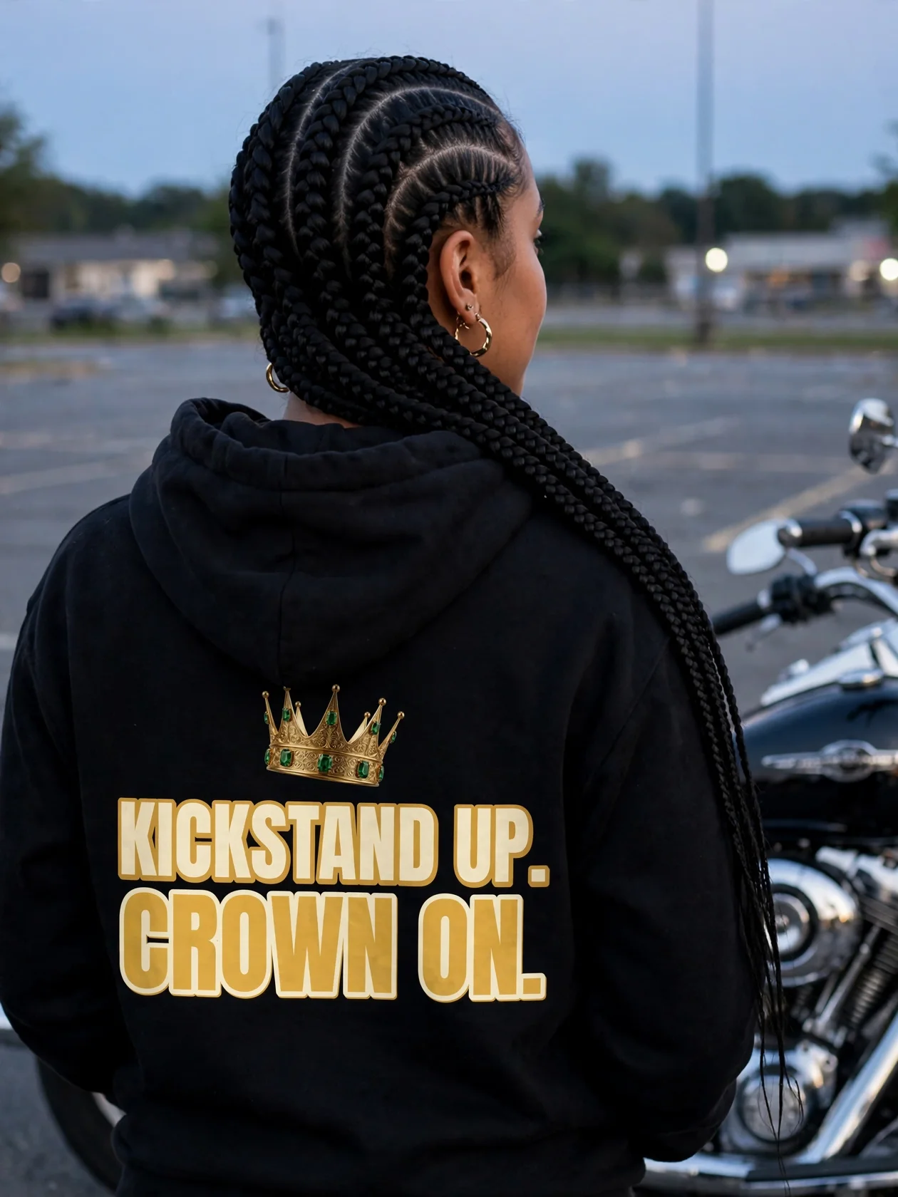 Kickstand Up Crown On Hoodie product image (90)
