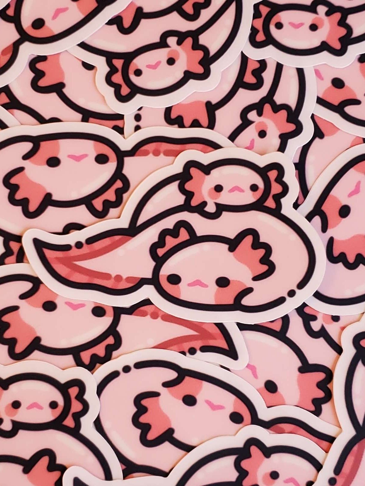 Axolotl Love Sticker product image (2)
