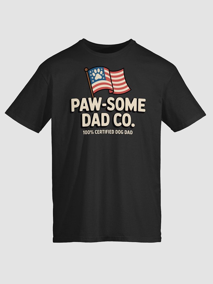 Paw-some Dad Flag T-Shirt product image (1)