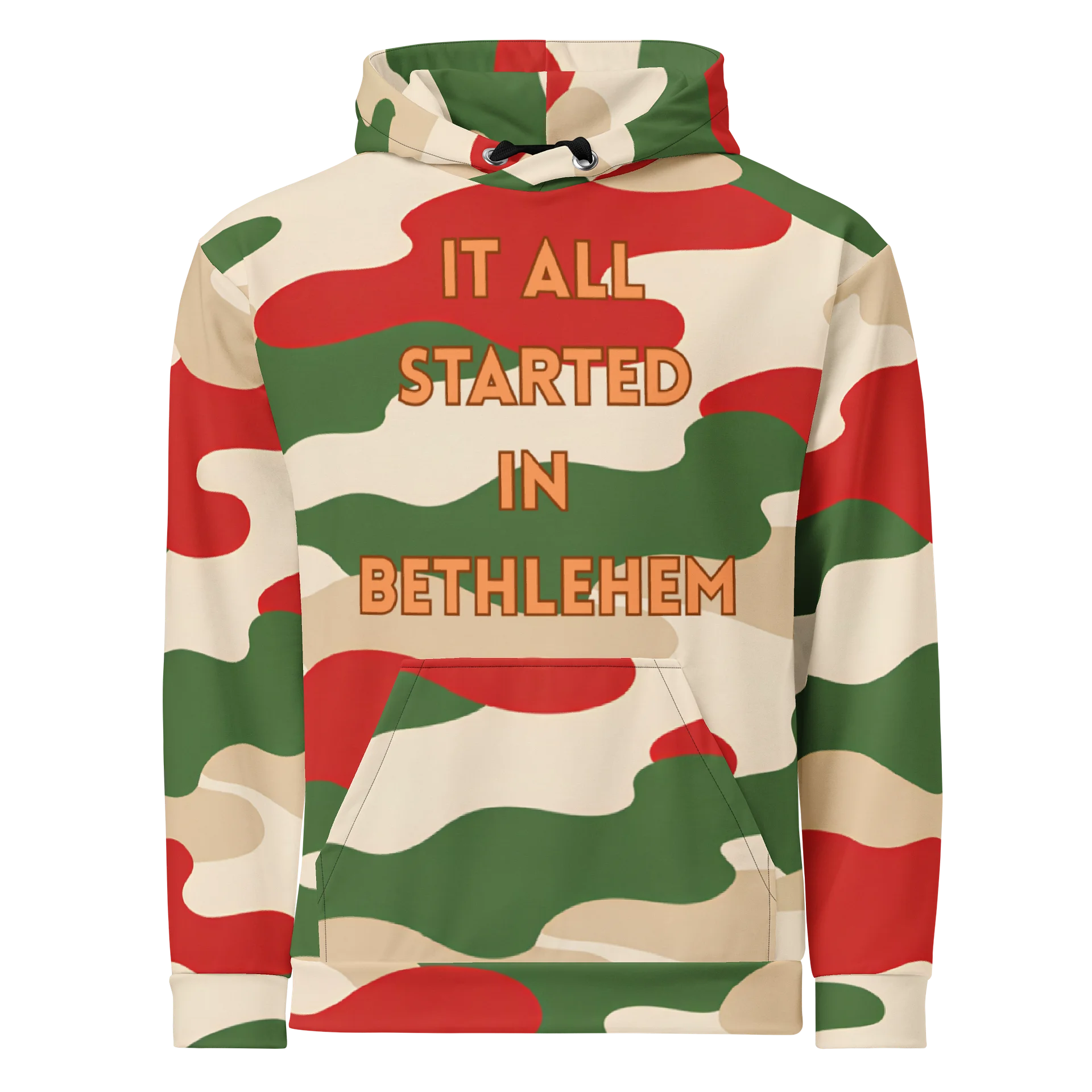 The Bethlehem Christmas Camo Hoodie product image (1)