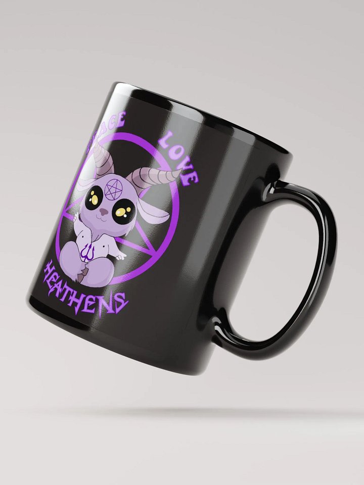 Peace, Love, and Heathens Mug - Purple product image (2)