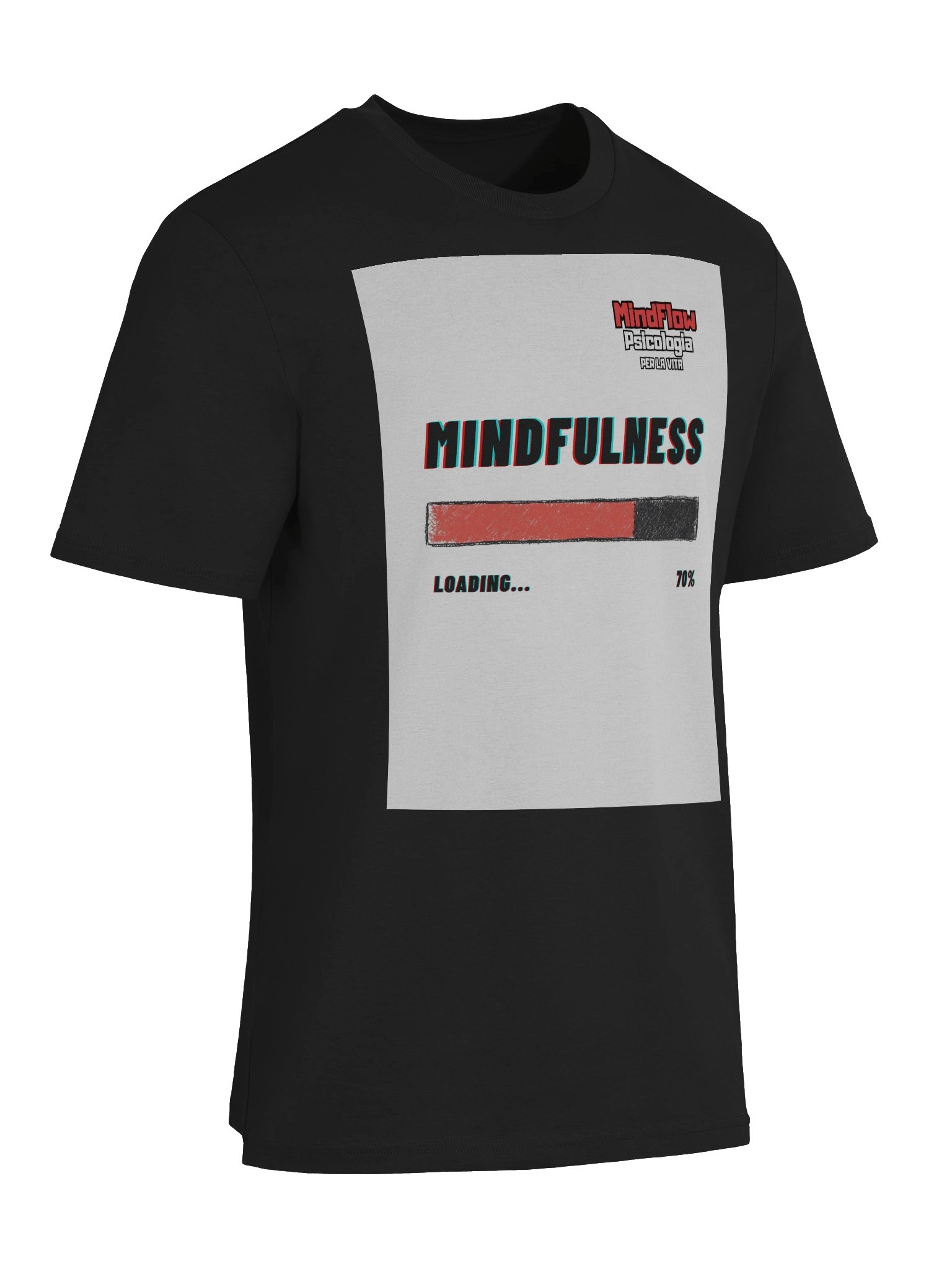 Maglietta MindFlow – “Mindfulness Loading…” product image (2)