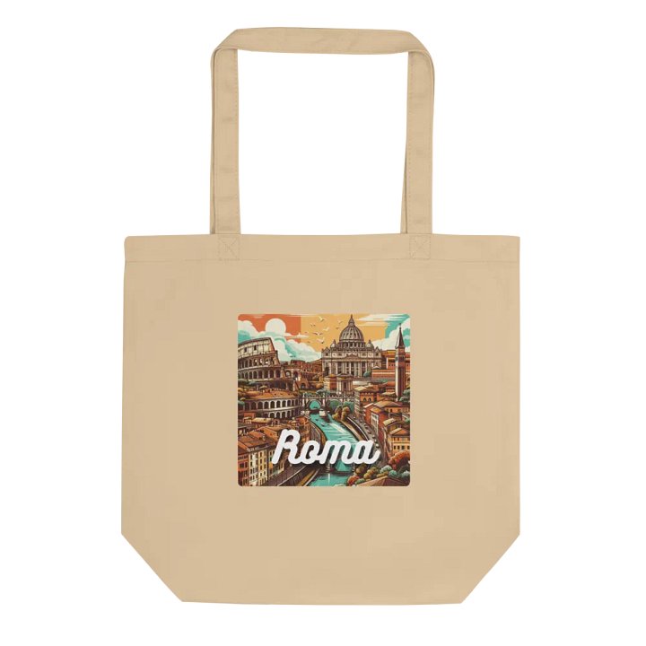 Econscious Eco-Friendly Tote Bag | AI Design Roma city product image (1)