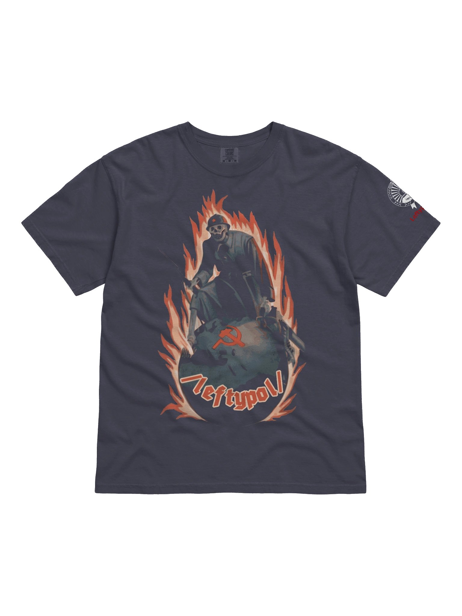 /leftypol/ - Skeleton T-Shirt product image (1)