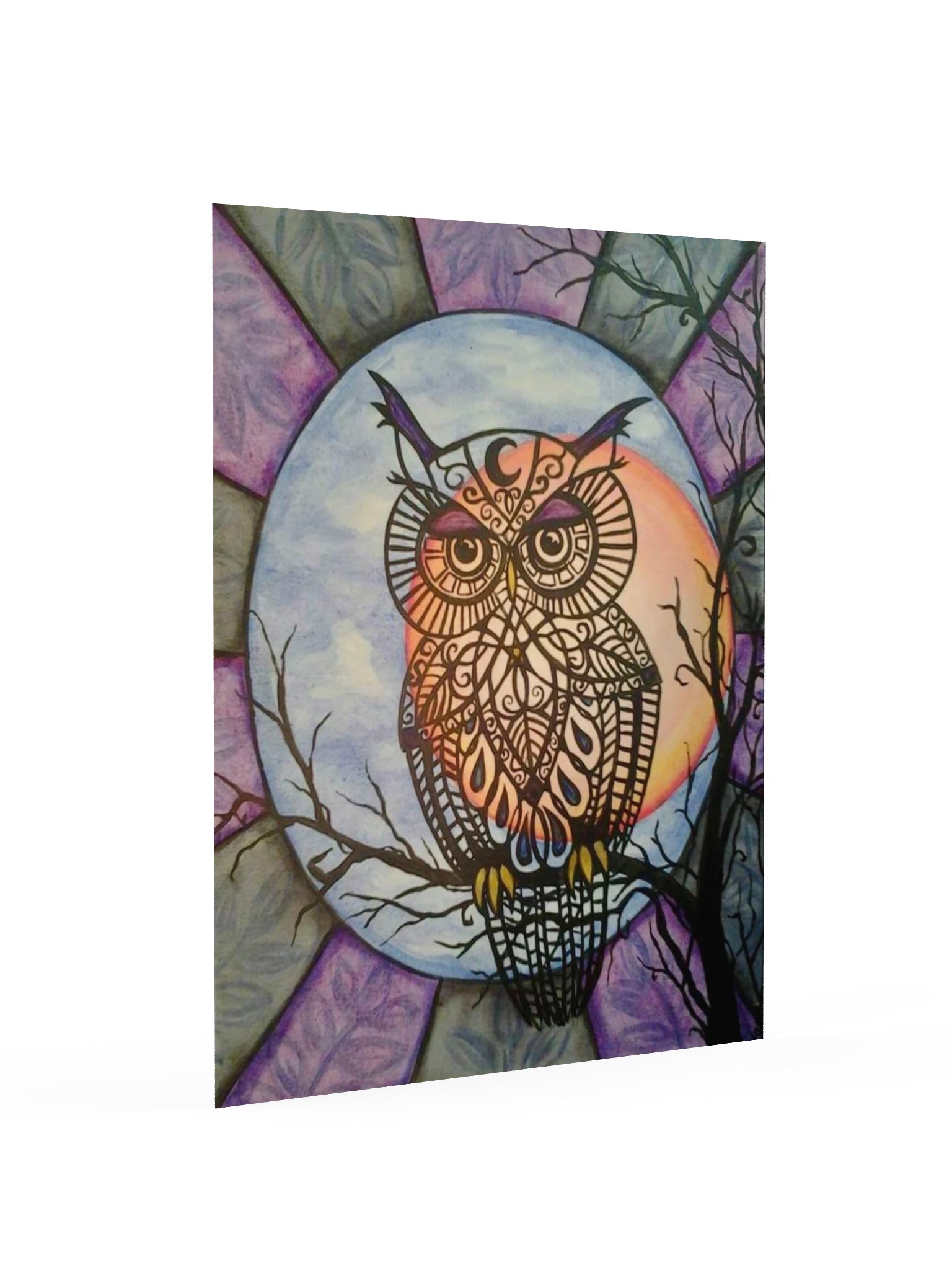 Full Moon Owlchemy Art Poster product image (3)