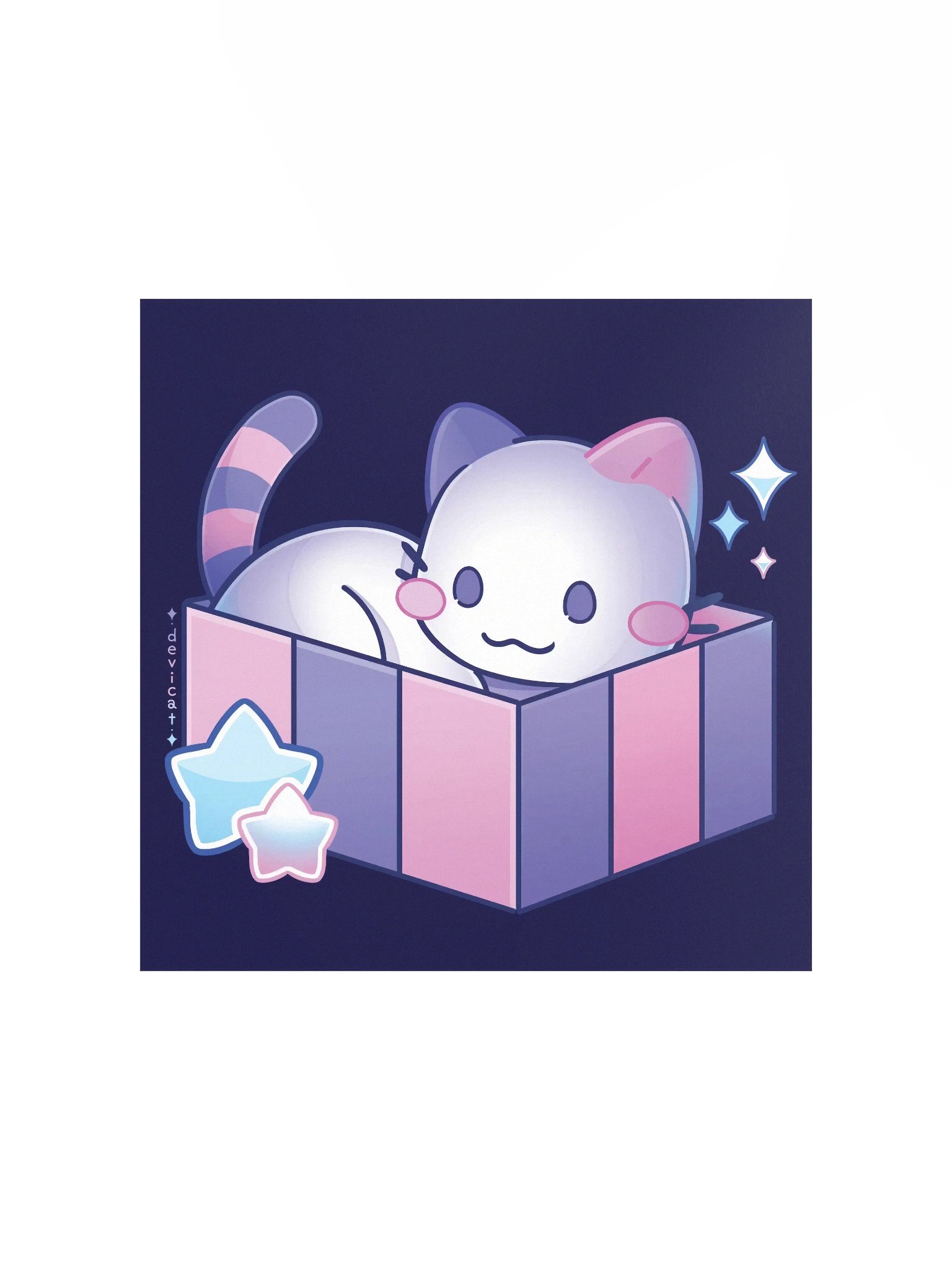 CandiCat Cat In A Box 2026 Print product image (4)
