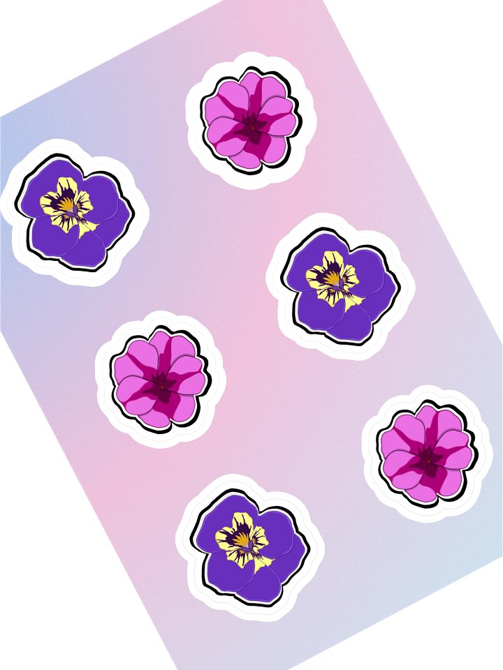 Summer Squarsh Sticker Sheet product image (1)