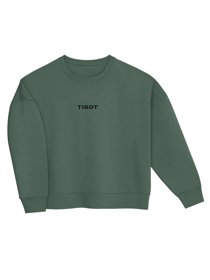 Women's / TISOT Crew Neck Sweatshirt (Black Wordmark) product image (2)