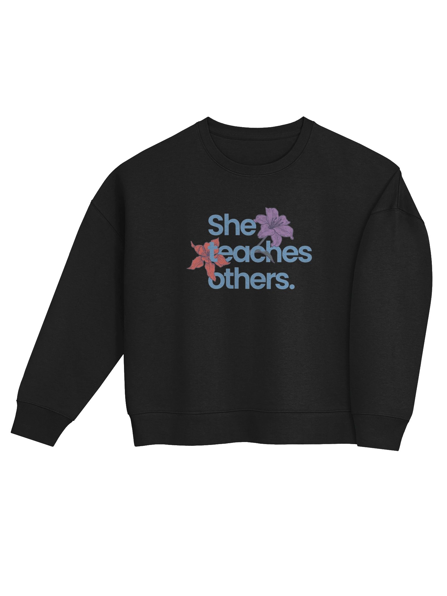 She Teaches Crewneck Sweatshirt product image (18)