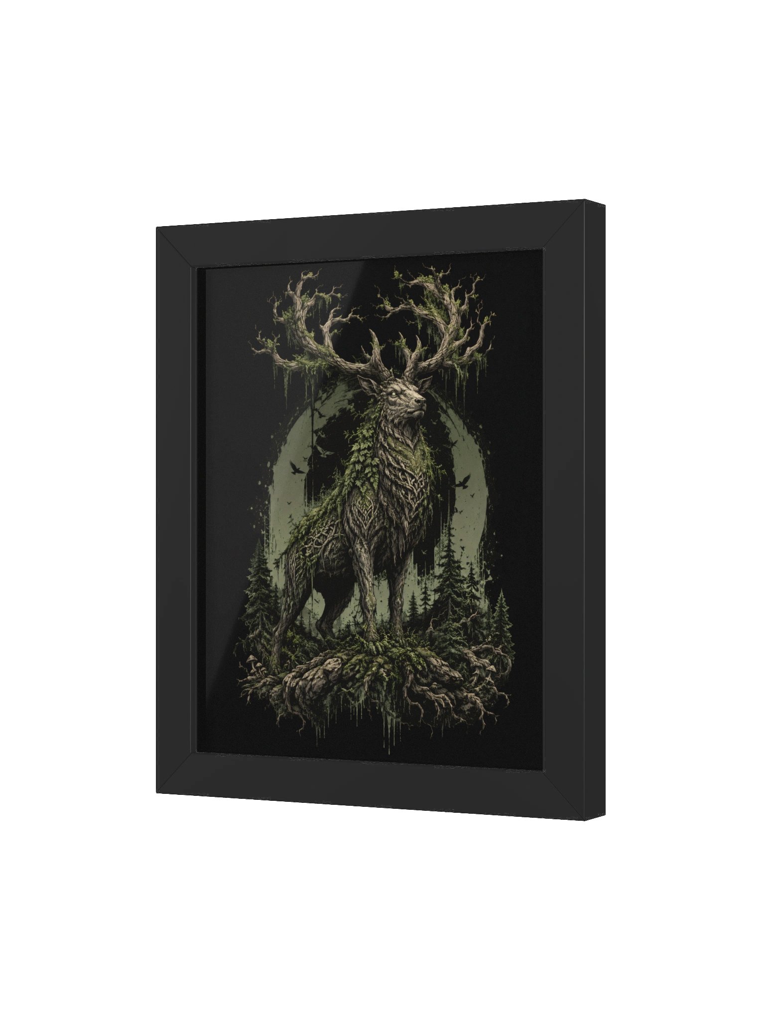 NORTHERN ILLUSIONS - Dáinn (Stag) Premium Framed Poster product image (14)