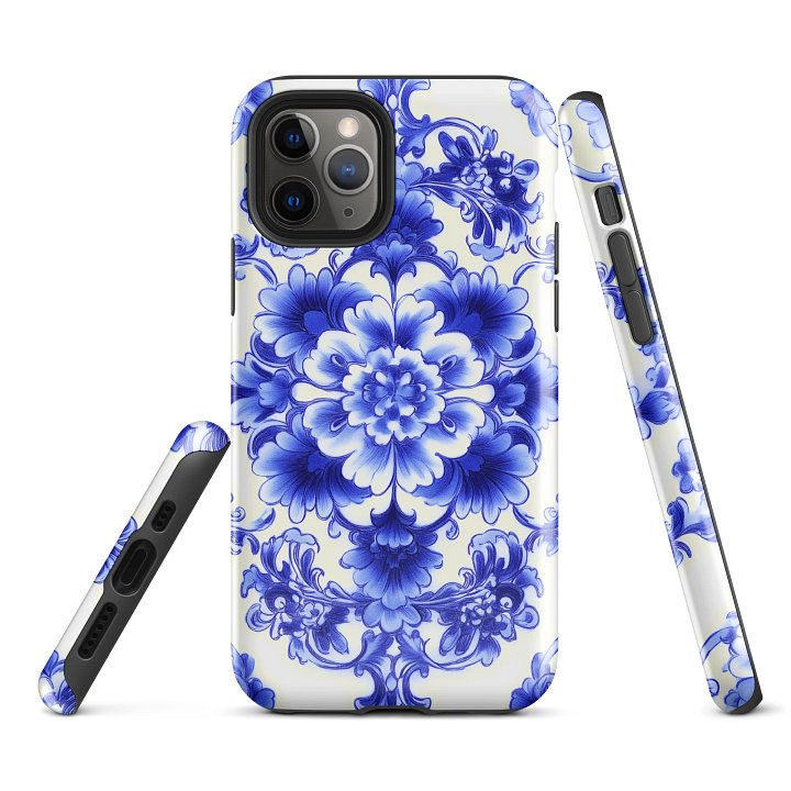 Blue and White Chinese Porcelain Pattern iPhone® Tough Case product image (1)