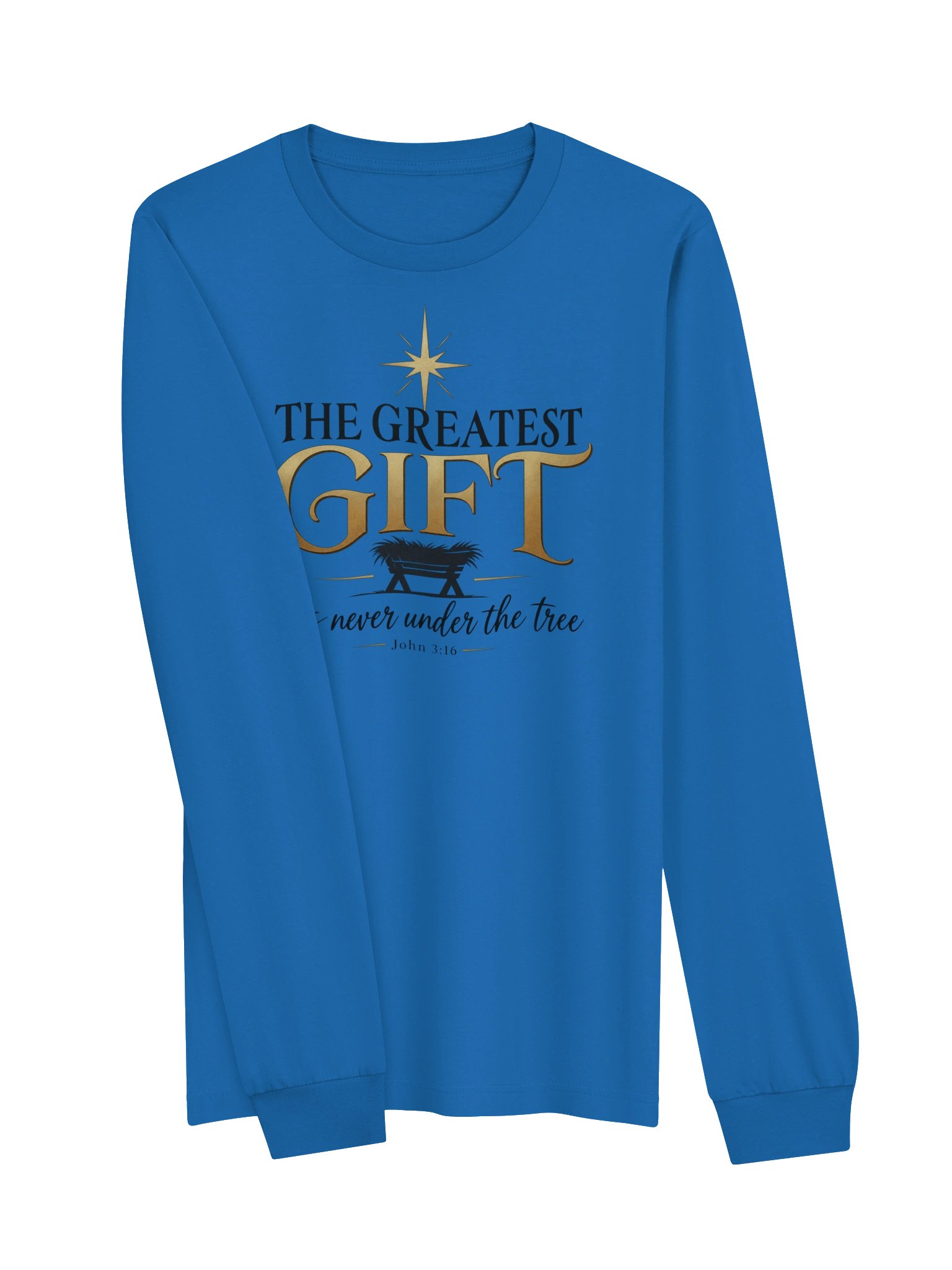 The Greatest Gift Long Sleeve Tee | John 3:16 product image (15)