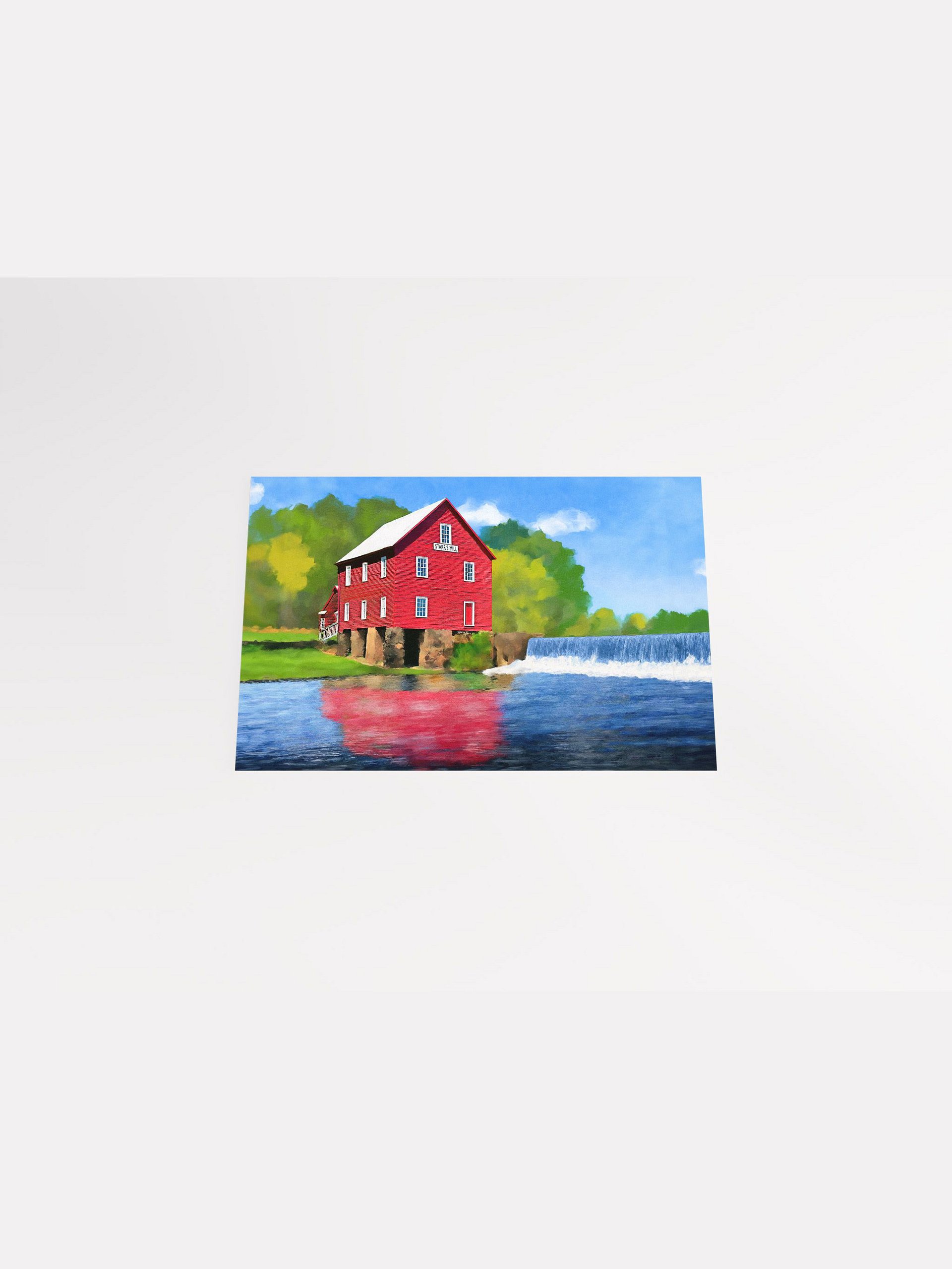 Starr’s Mill – Georgia Studio Art Print product image (4)