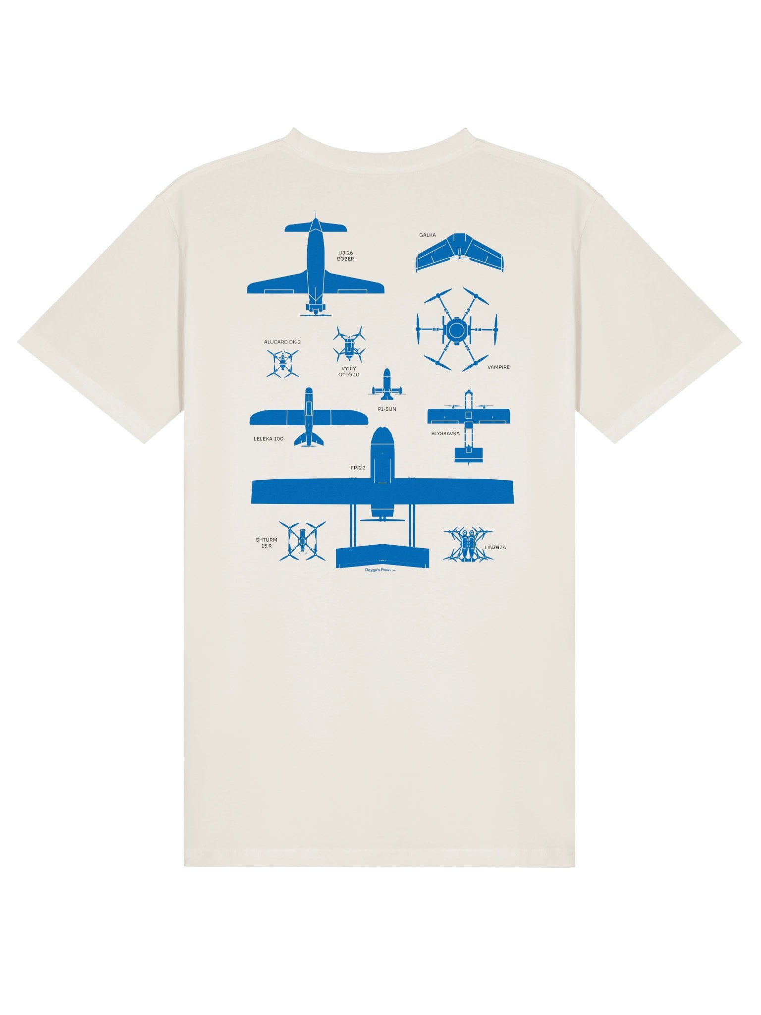 Dzyga's Paw Built Under Fire T-Shirt (Bone) product image (4)