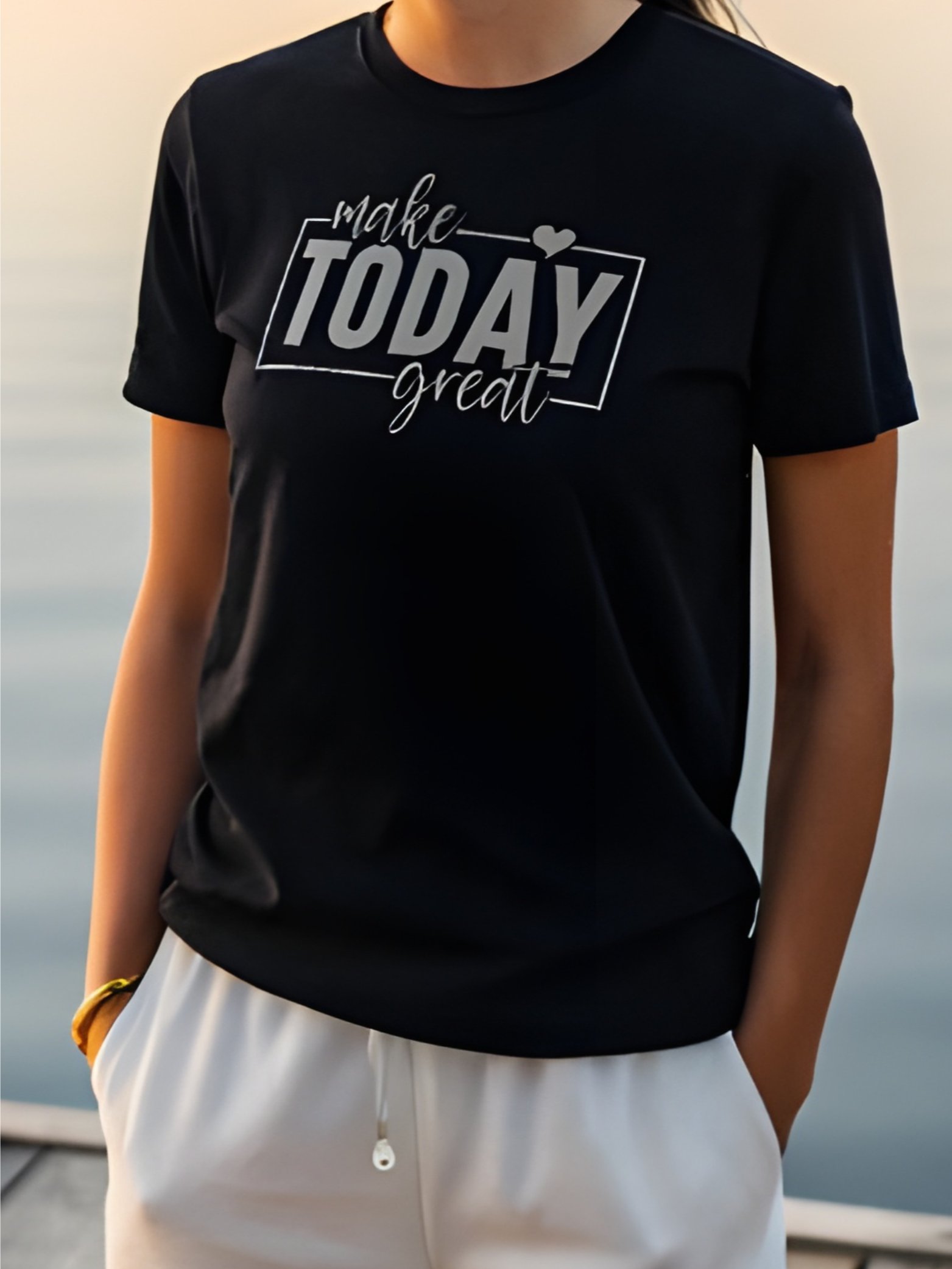 Make Today Great - Women's Black T-Shirt product image (1)