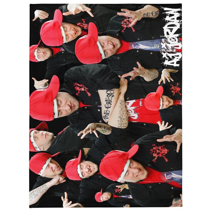 AJ Jordan The Crescendo O.G. Collage Throw Blanket product image (1)