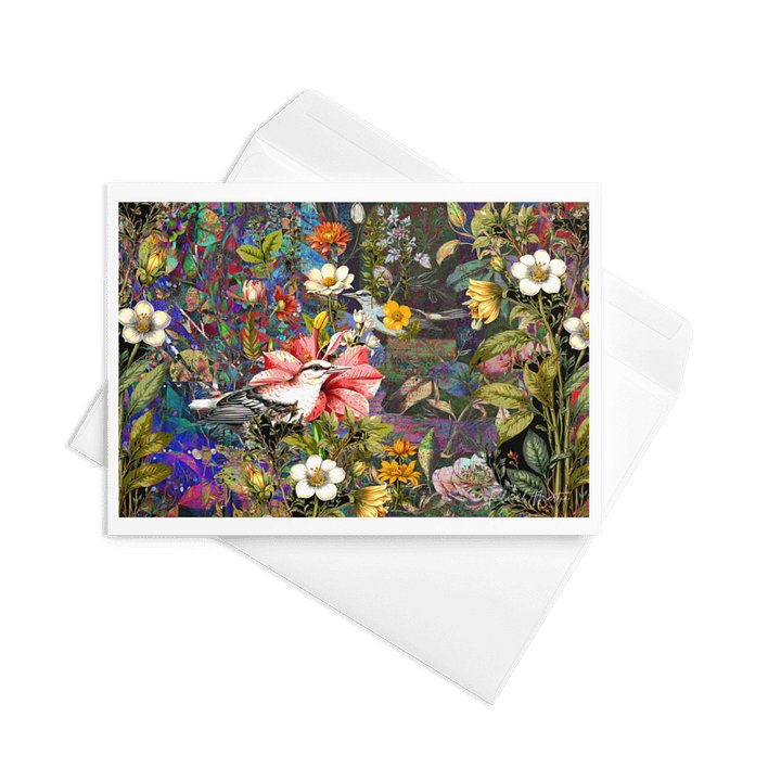 Garden of Colorful Secrets by Edward Martin Card product image (1)