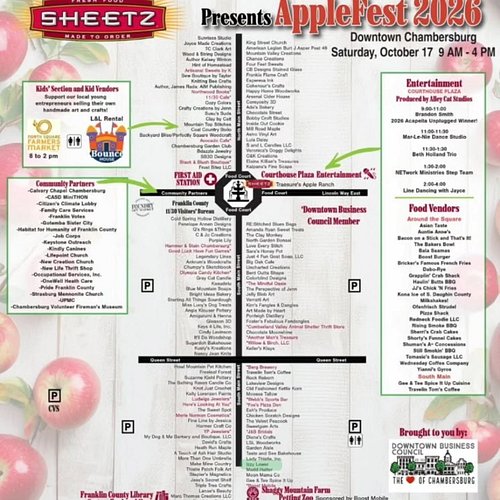 Come visit me at Apple Fest today!