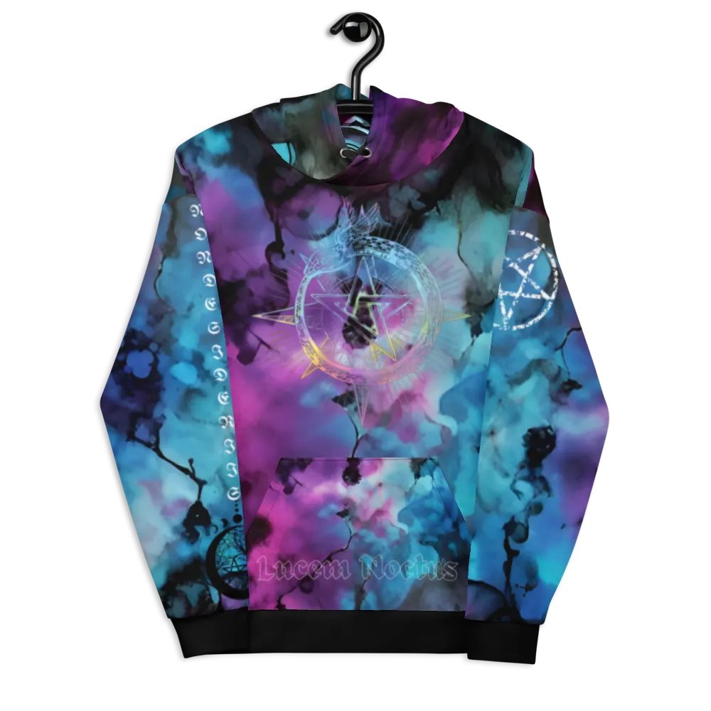 TIEDYE4GOTHIC STAR HOODIE product image (7)