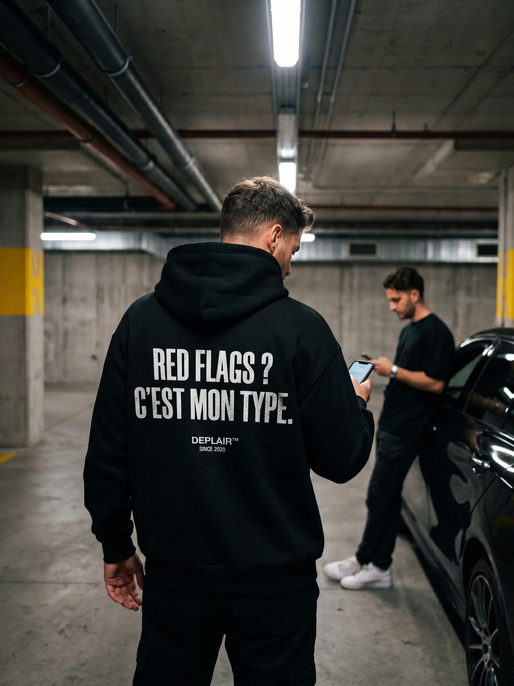 Red Flags ? C’est mon type — Hoodie unisexe product image (2)