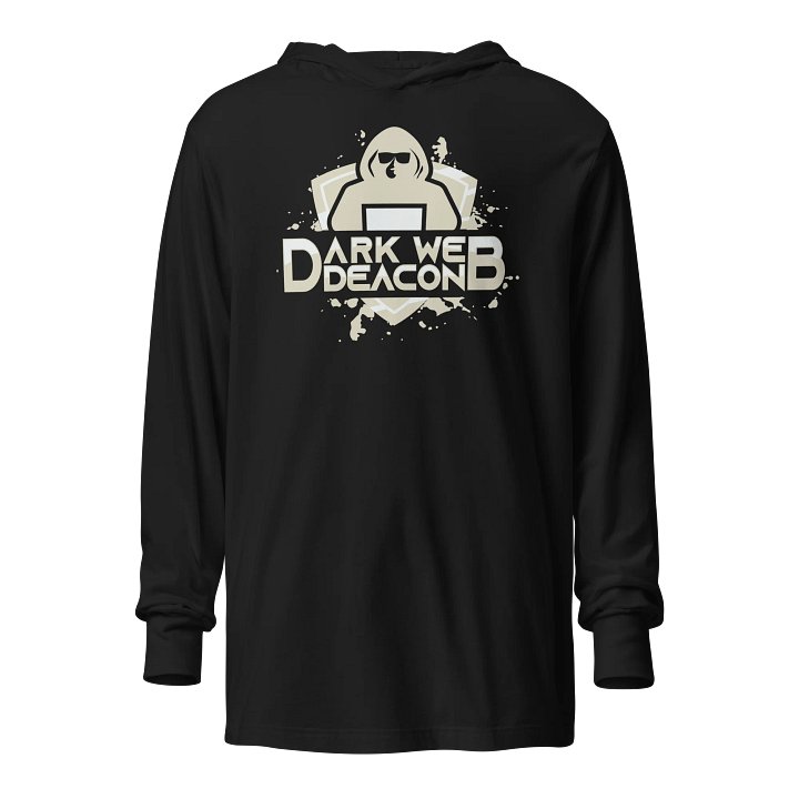 DWD Long Sleeve Light Hoodie - Grey/White Logo product image (1)