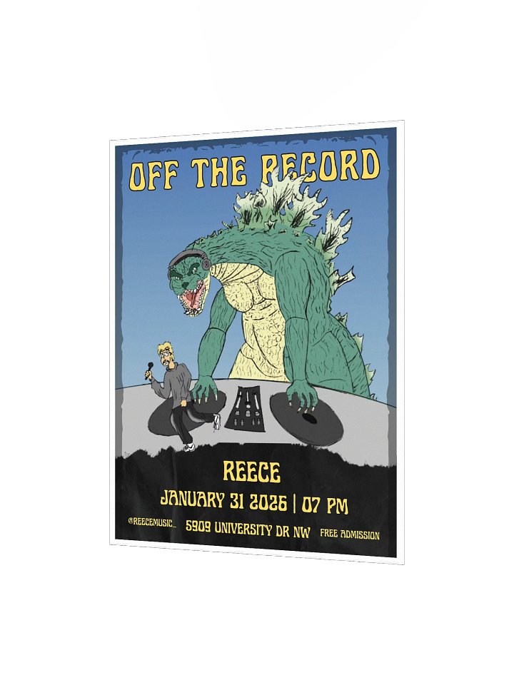 OFFICIAL "OFF THE RECORD" POSTER product image (2)