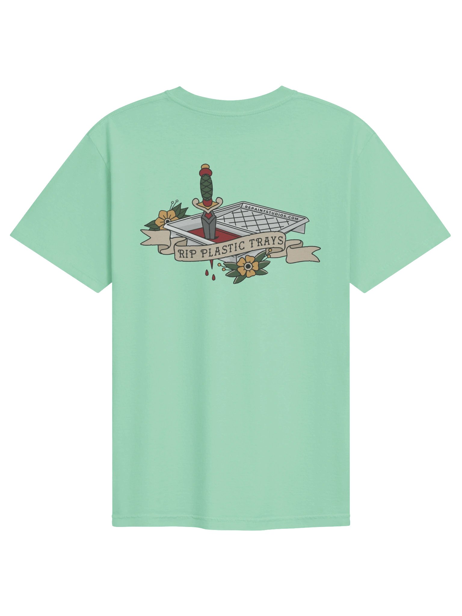 RIP Plastic Trays T-shirt product image (1)