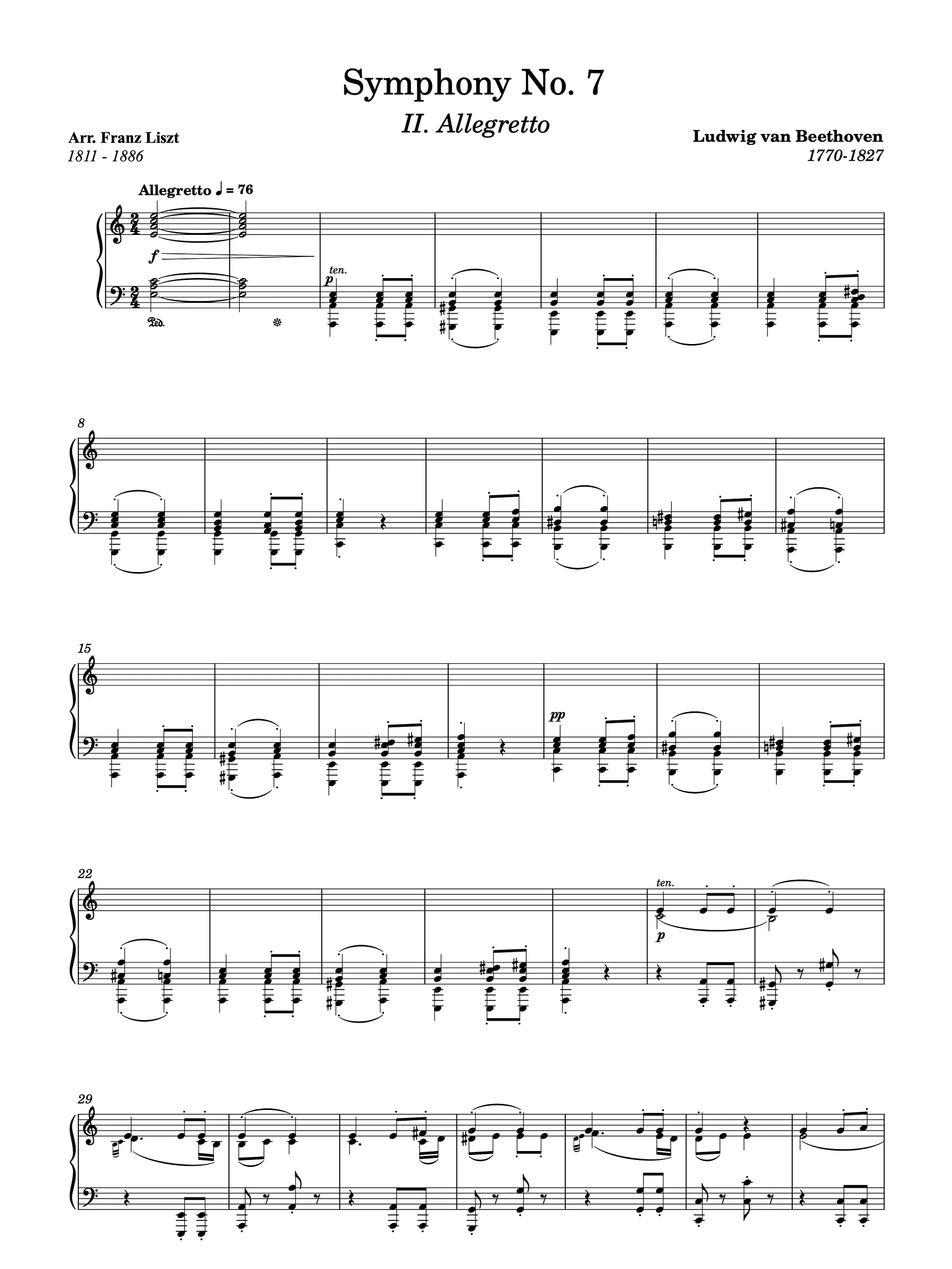Symphony No. 7 in A Major, Op. 92: II. Allegretto product image (1)