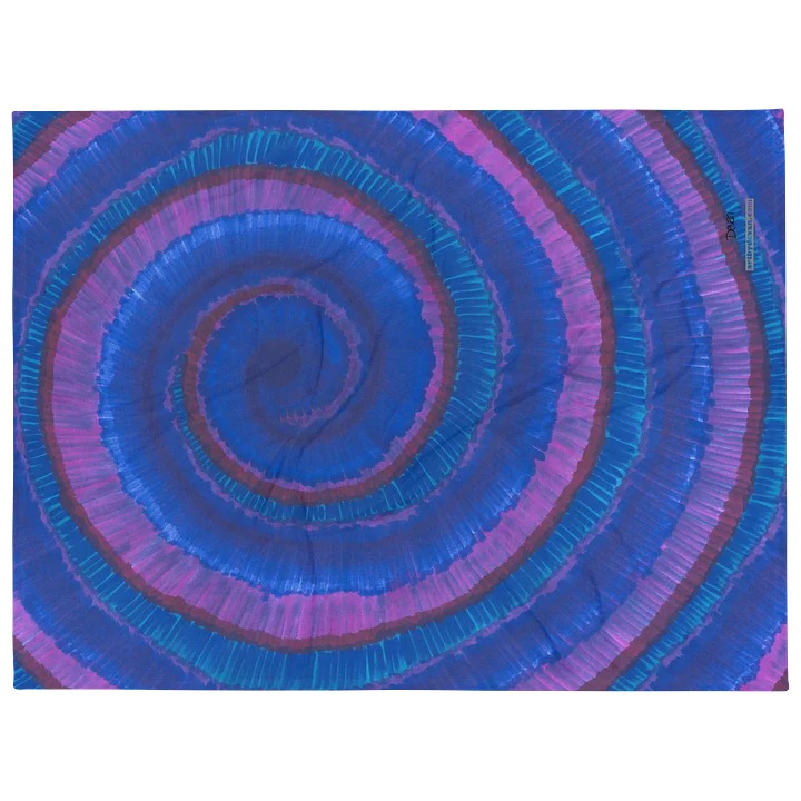 Purple SWIRLS Blanket product image (2)