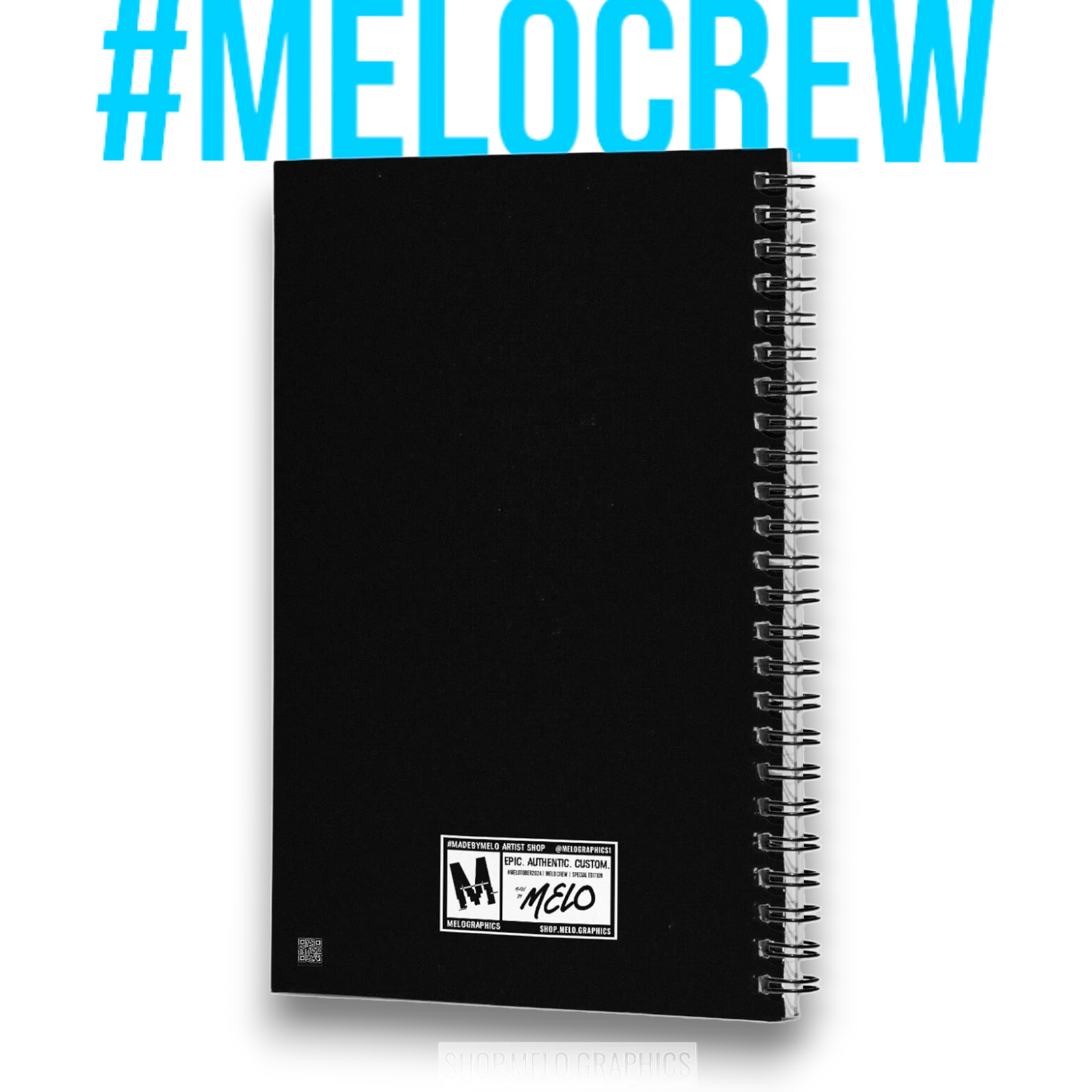#MELOtober 2024 Personalized MELO CREW Chaos - Spiral Notebook | #MadeByMELO product image (2)