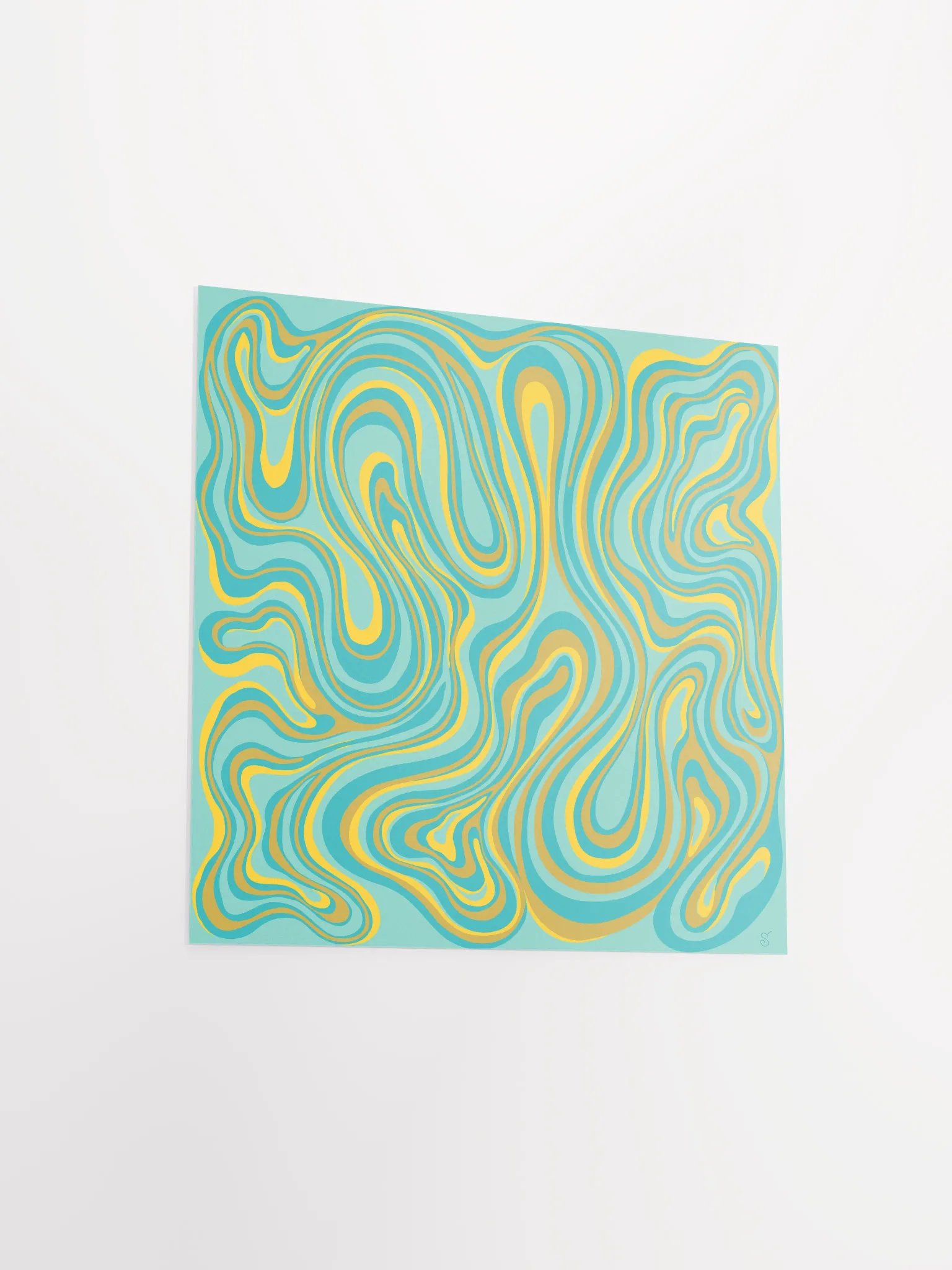 Fluid Harmony Enhanced Matte Poster - Stone No. 1 product image (3)