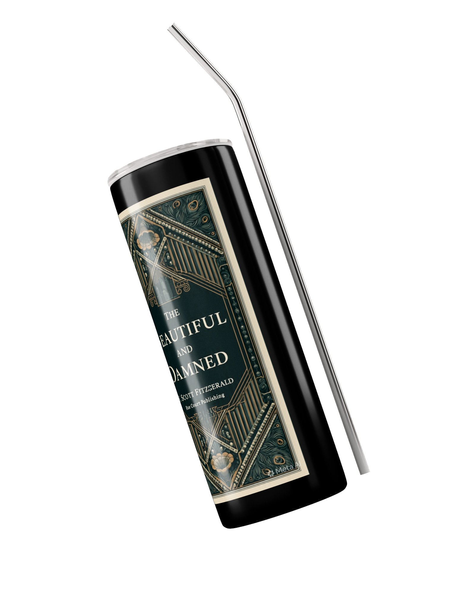The Beautiful and Damned Art-Deco Tumbler product image (5)