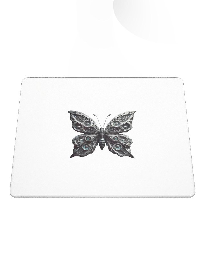 Kindred Flame Butterfly Gaming Mouse Pad - White product image (1)