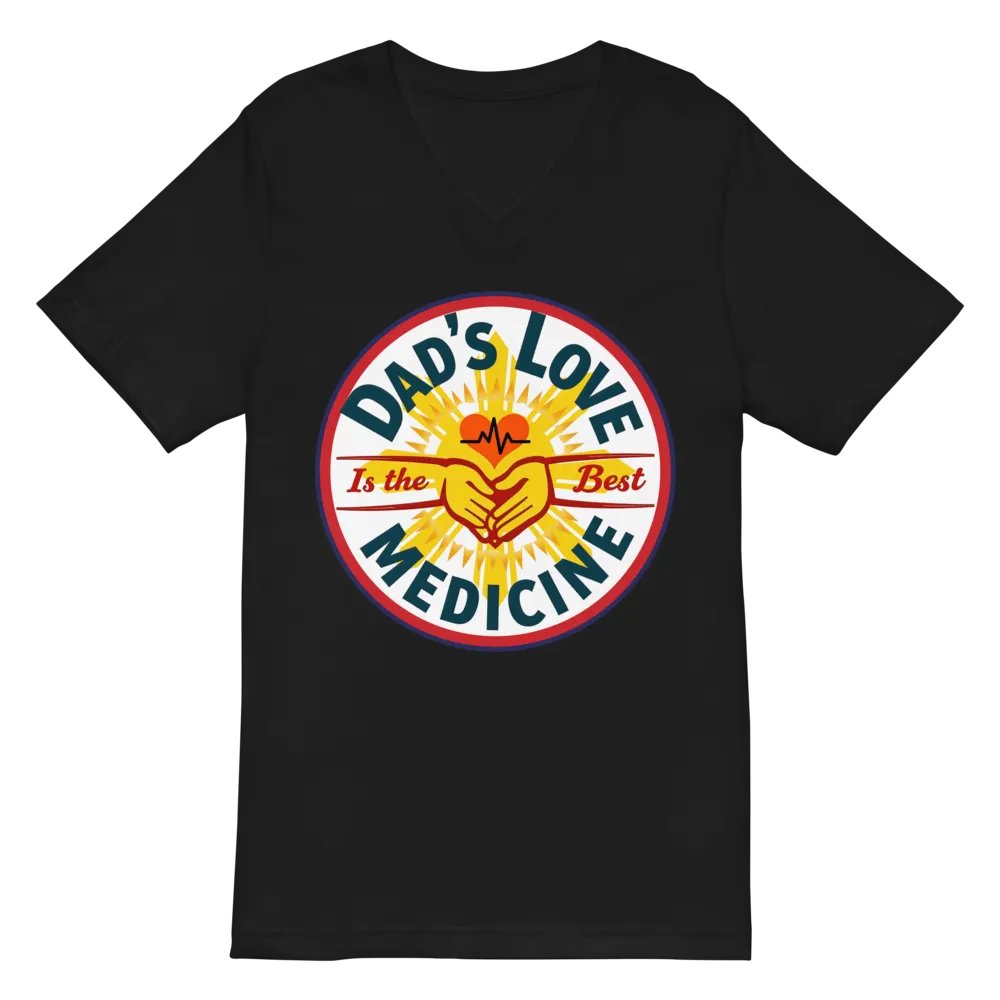 Dad's Love V-Neck Tee product image (3)