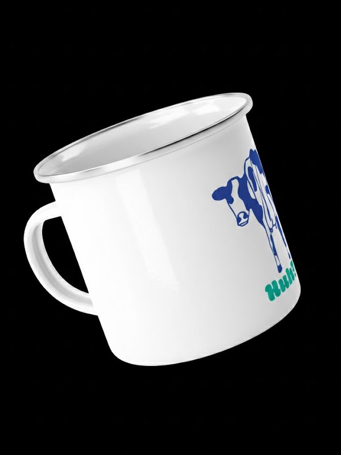 Huh? - Enamel Mug product image (2)