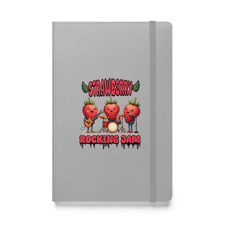Strawberry Rocking Jam Band Hardcover Notebook product image (1)