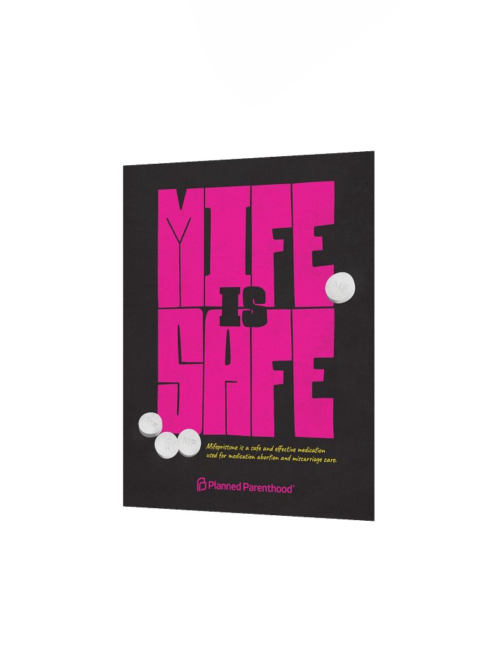 Mife is Safe Poster product image (2)