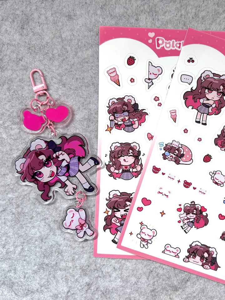 Keychain and Stickers Bundle product image (2)