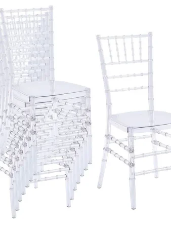 crystal-clear transparent chair product image (1)
