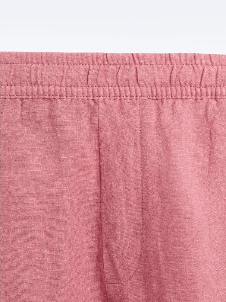 100% LINEN BERMUDA SHORTS product image (3)