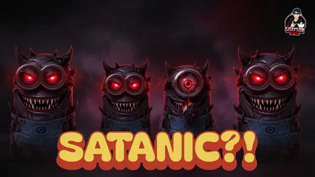 What's the creepiest thing you've ever noticed in a kids' movie? What do you think about this? Check out our latest video and Comment Below!  Link in the Bio or search Grayson Report on YT!  #minions, #satanic, #despicableme , #conspiracy, #DarkHistory 