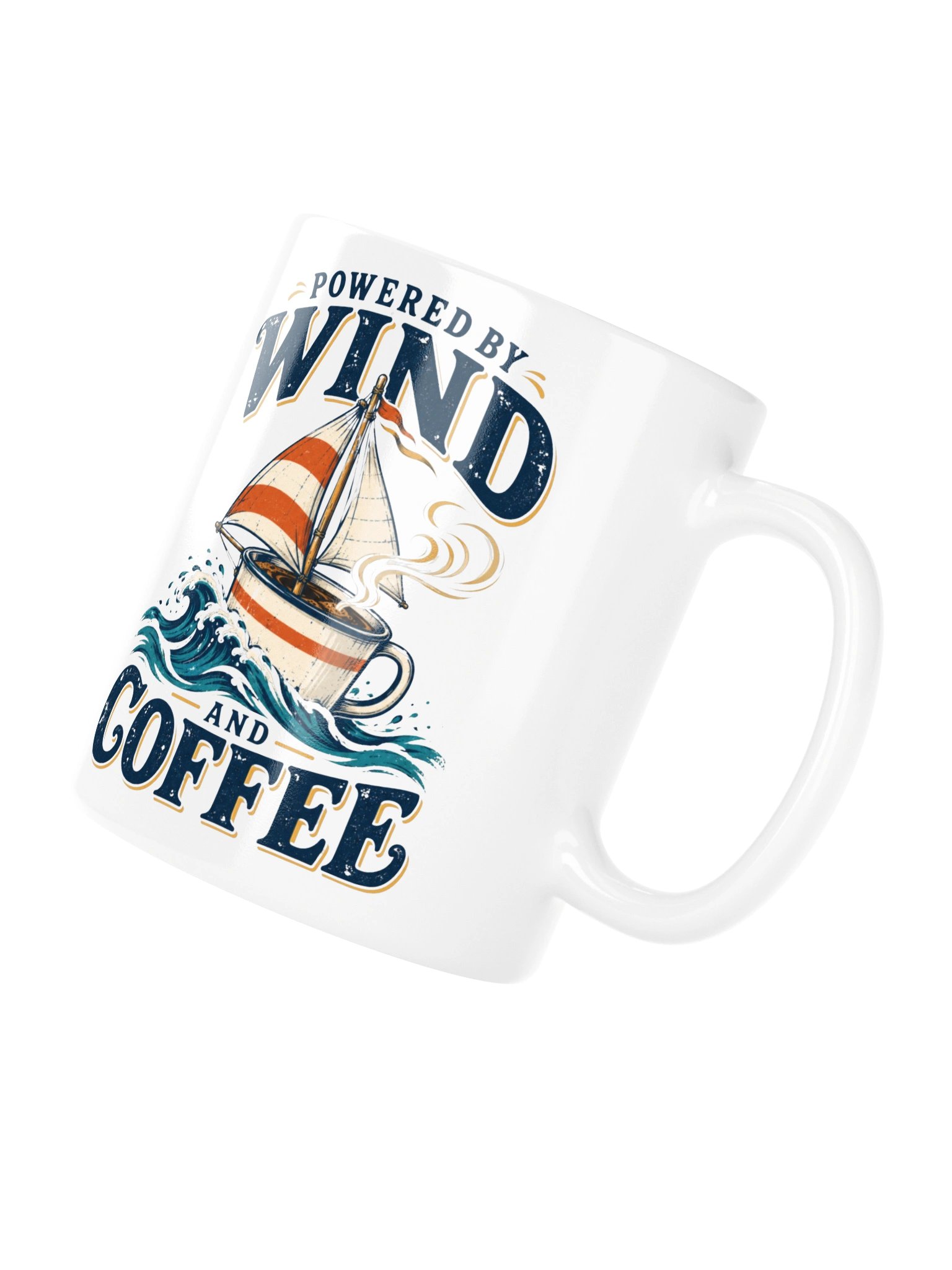 Powered by Wind and Coffee Mug product image (4)