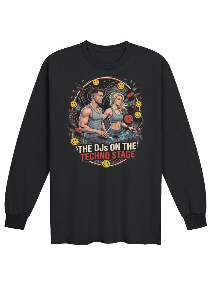 The DJs on the Techno Stage Longsleeve product image (1)