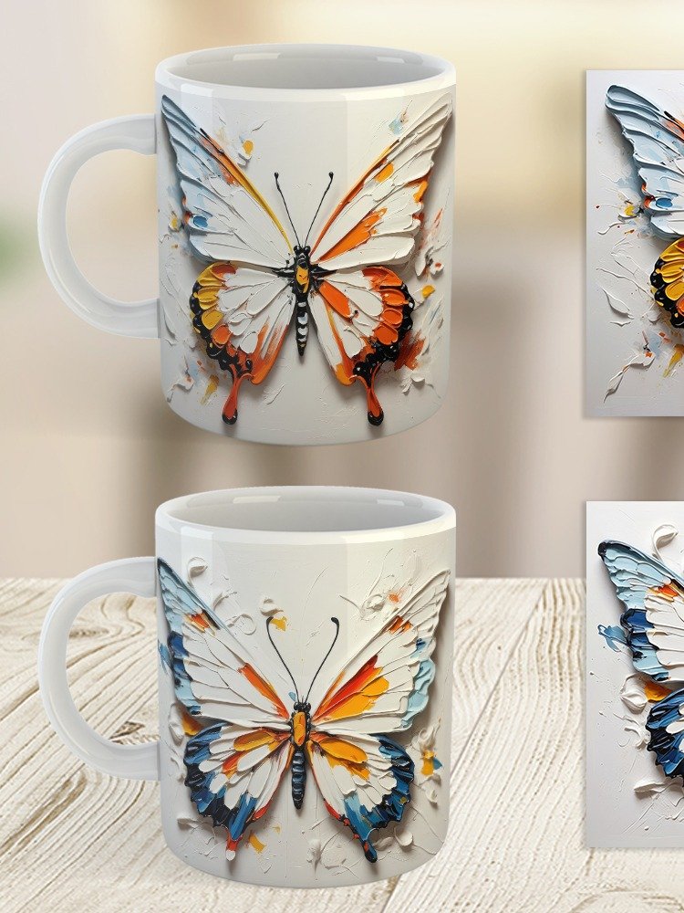Azure Breeze Butterfly Mug product image (20)