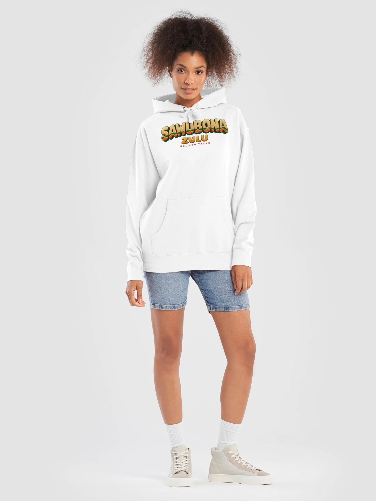 Ubuntu Talks Heritage — SAWUBONA | Zulu Premium Hoodie product image (13)