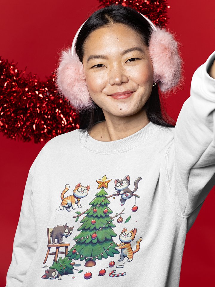 Cats & Christmas Chaos Sweatshirt product image (1)