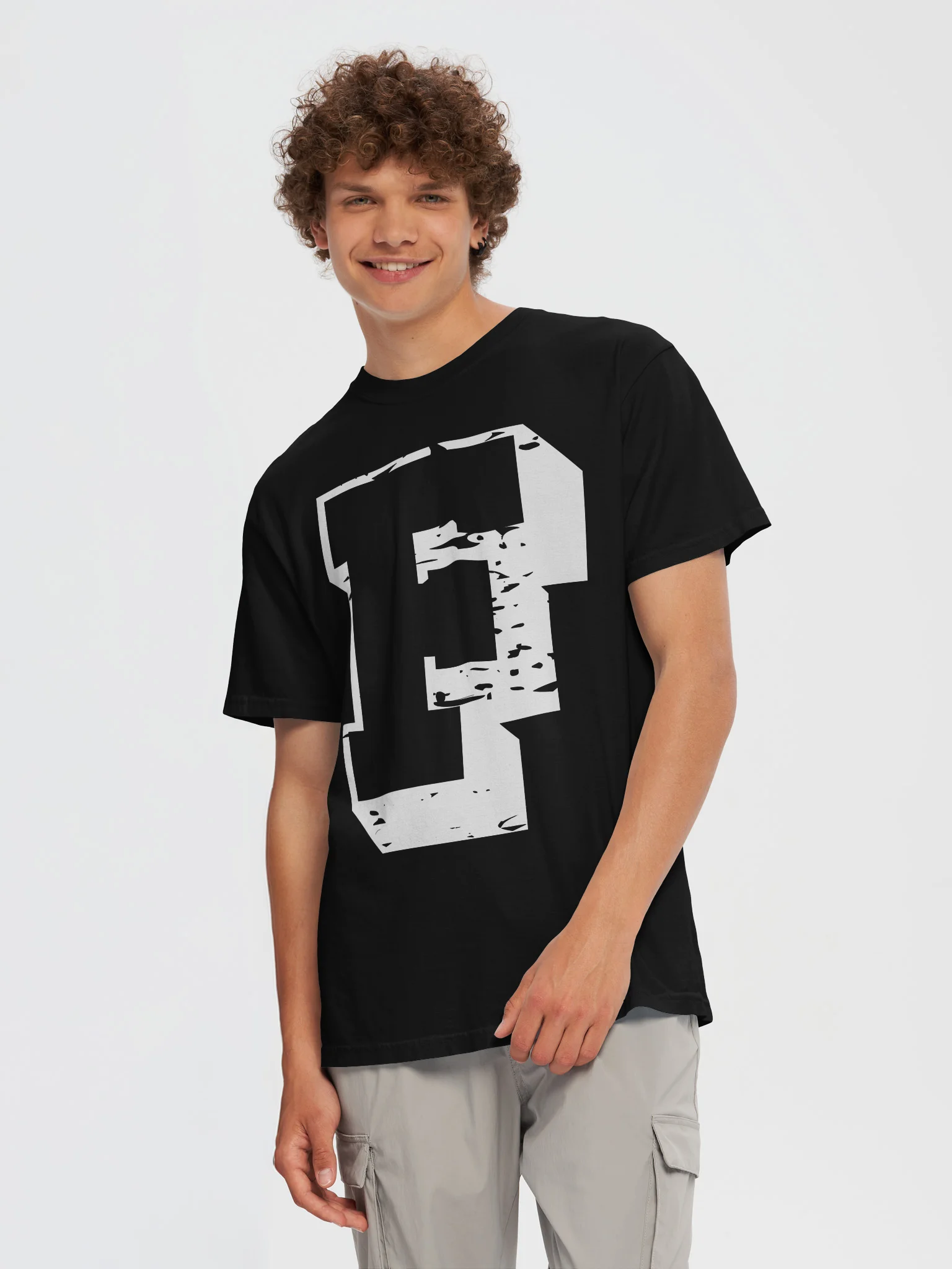 Varsity Letter F | Comfort Colors® Tee product image (5)