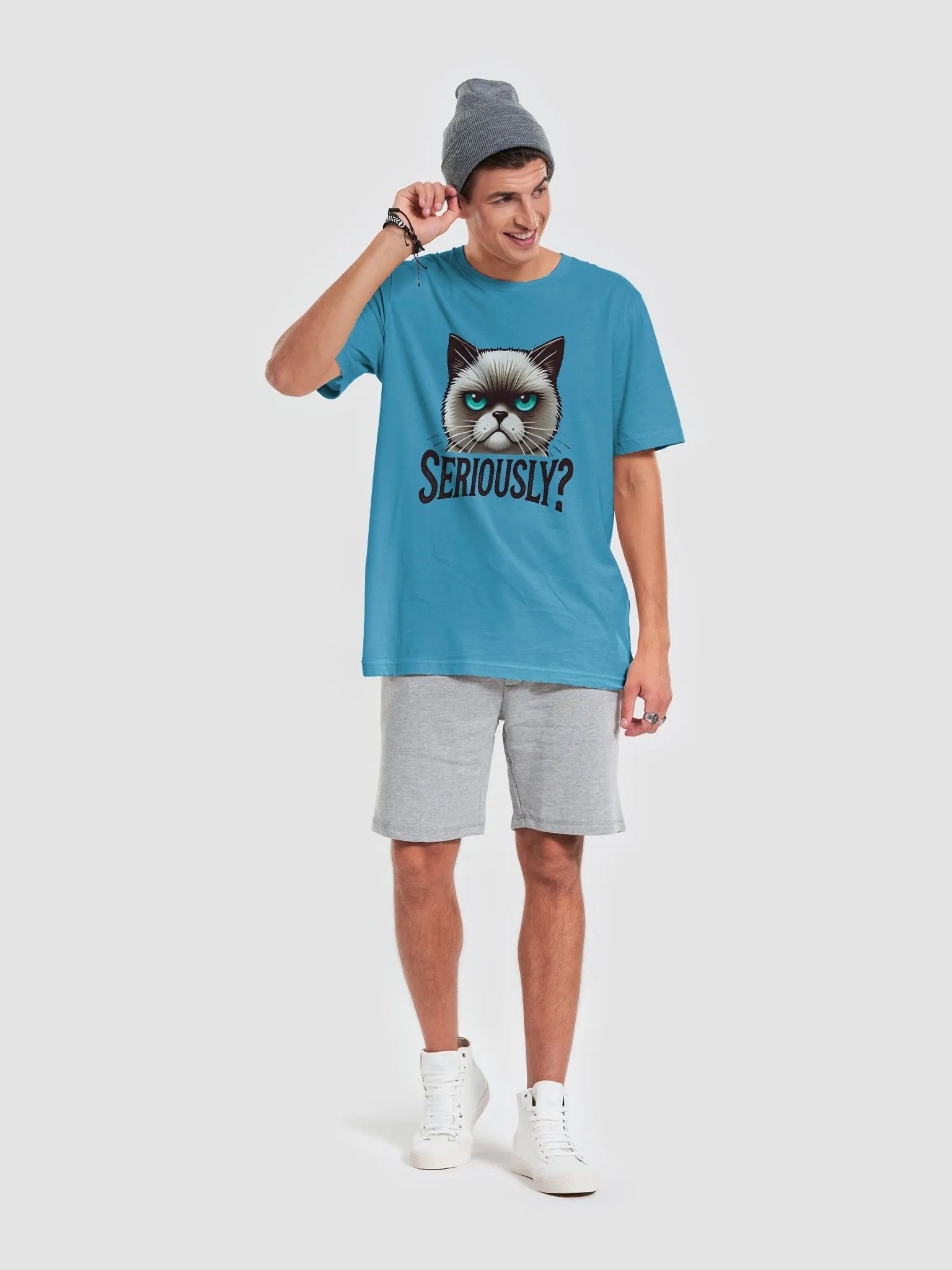 Seriously? - Grumpy Cat Attitude T-Shirt product image (2)
