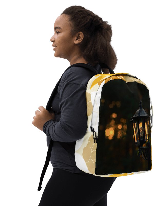 Design-backpack - Evening sun shines through the lantern (Light-colored Design) product image (1)